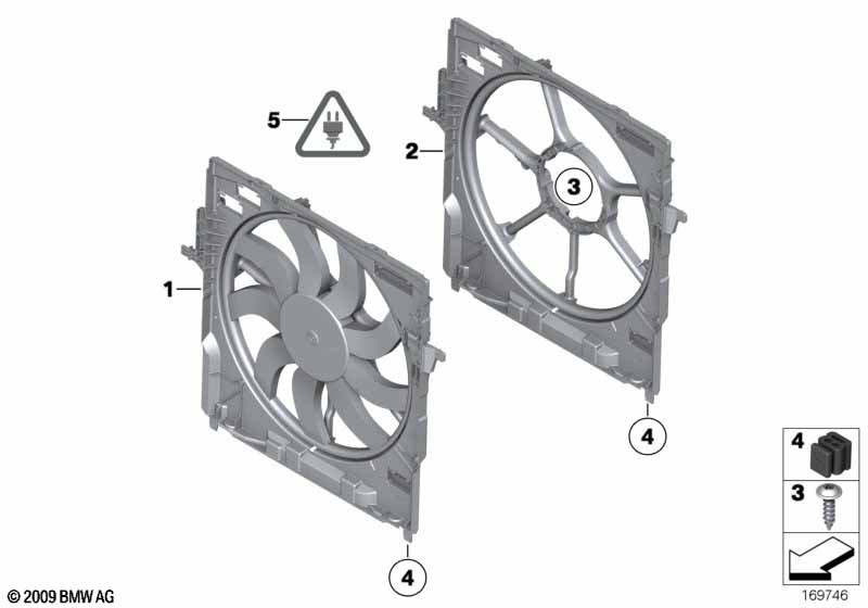 Ventilatoromlijsting, aanbouwdelen