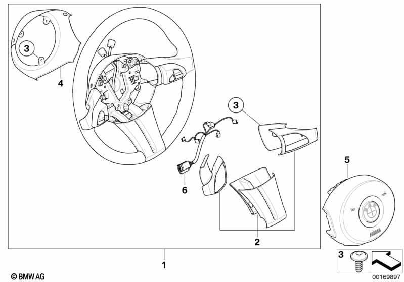 Sportstuurwiel airbag multifunct.