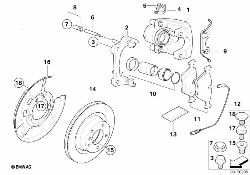 BMW Performance Achterwielrem