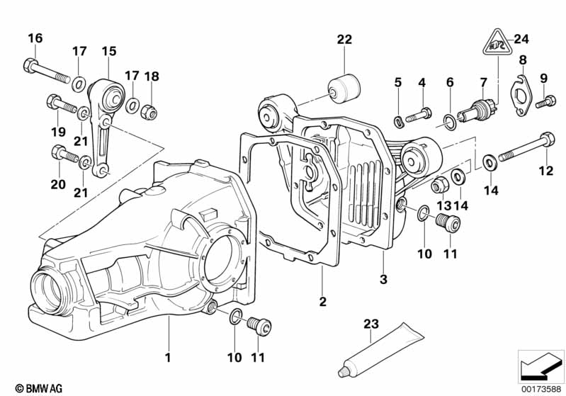 Differentieeldeksel/impulsgever
