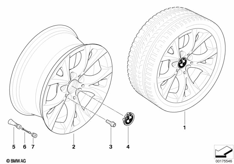 BMW LM velg V-spaak 279