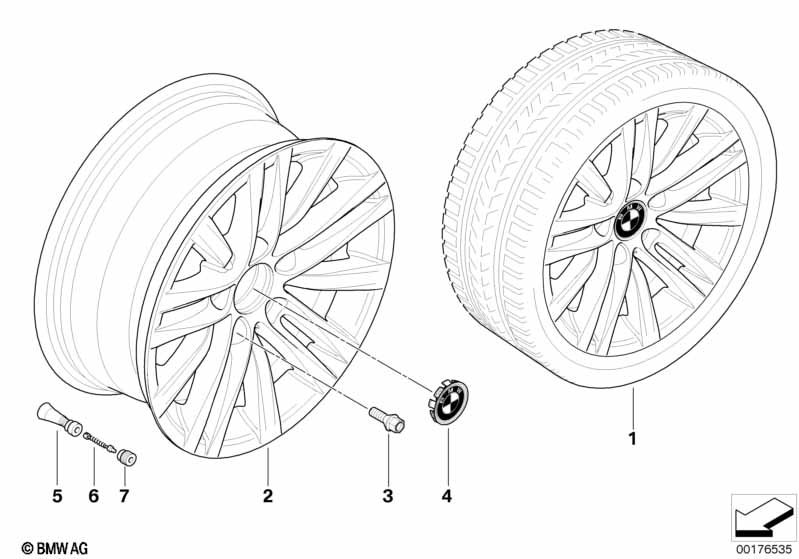 BMW LM velg sterspaak 283