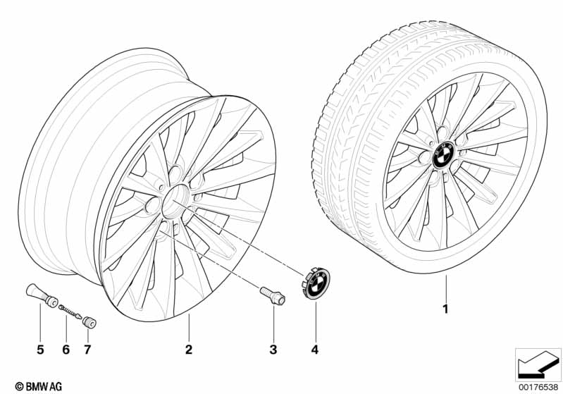 BMW LM velg veelspaak 284