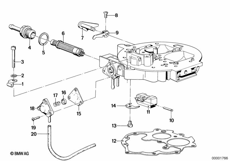 Carburateur aanbouwdelen