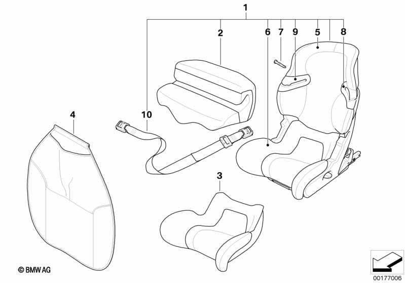 BMW Junior Seat I-II Isofix