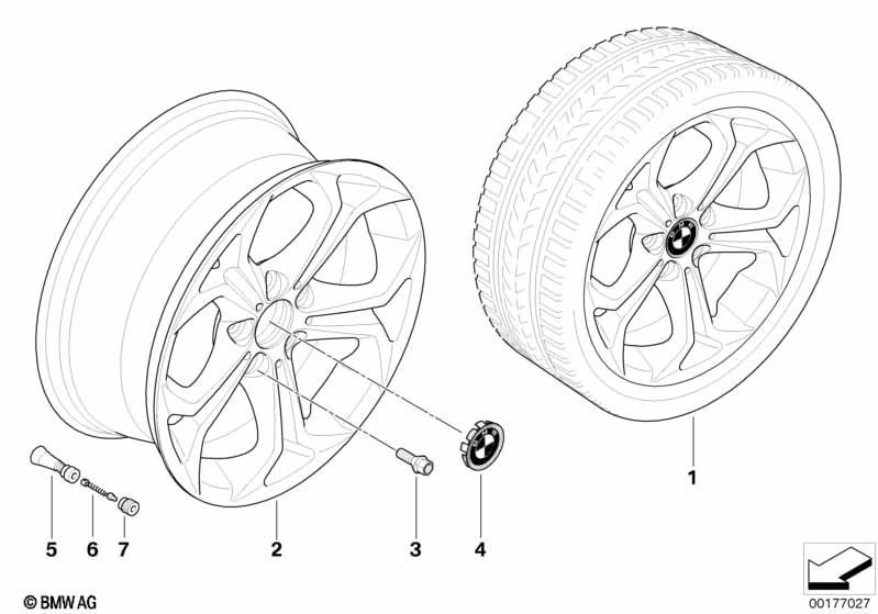 BMW LM velg Y-spaak 280