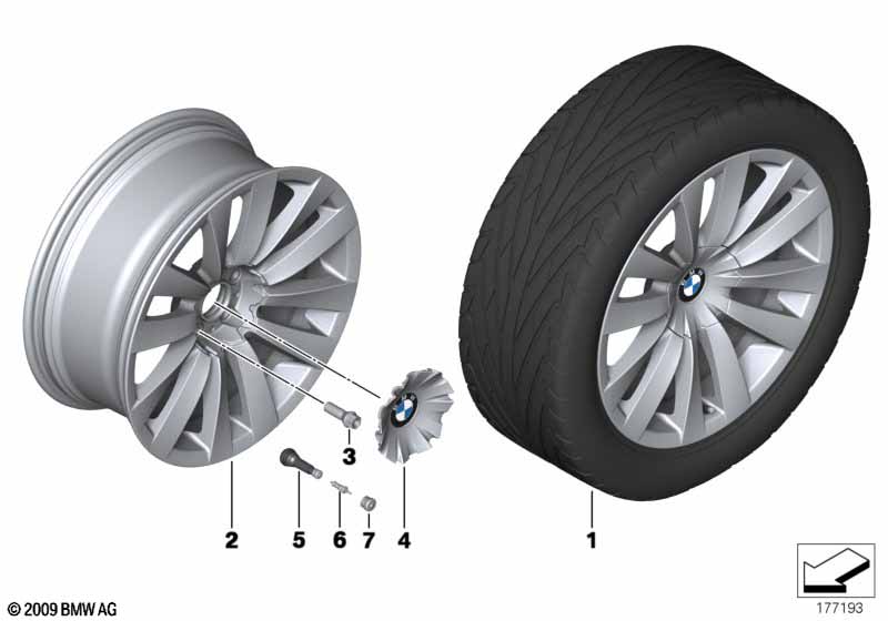 BMW LM velg dubbelspaak 253 - 20''