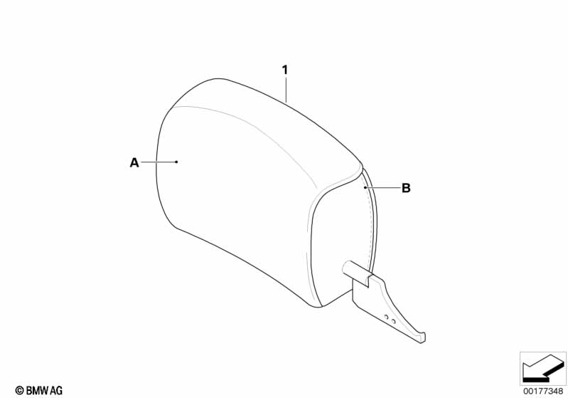 Individual hoofdsteun voor, LC