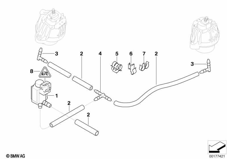 Vacu�mregeling-motorsteun