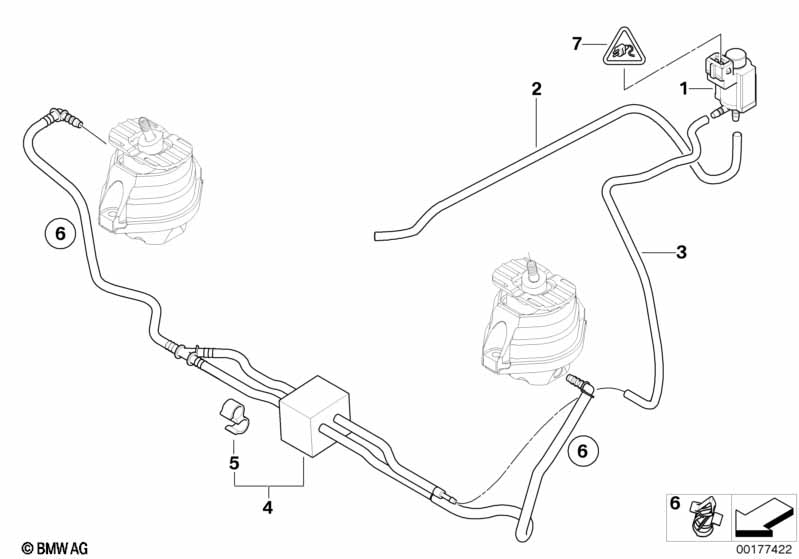 Vacu�mregeling-motorsteun