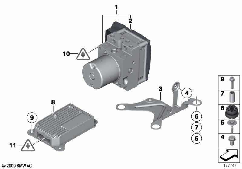 Hydroaggreg.DXC/bevestiging/sensor