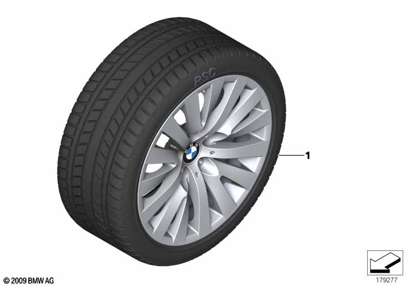 Compl.winterwiel V-spaak 254 - 18"