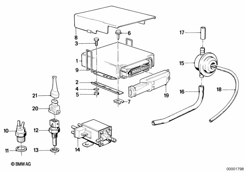 Stuurtoestel carburateur