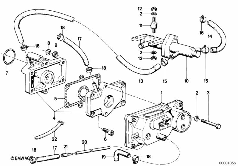 Hulp-luchtschuif/warmloop-regultor