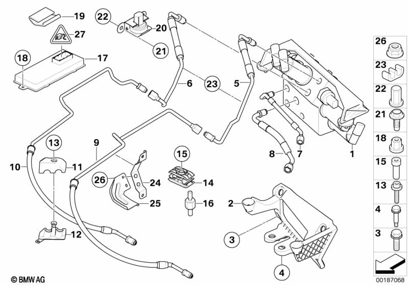 Kleppenblok en mont.delen/Dynamic Drive