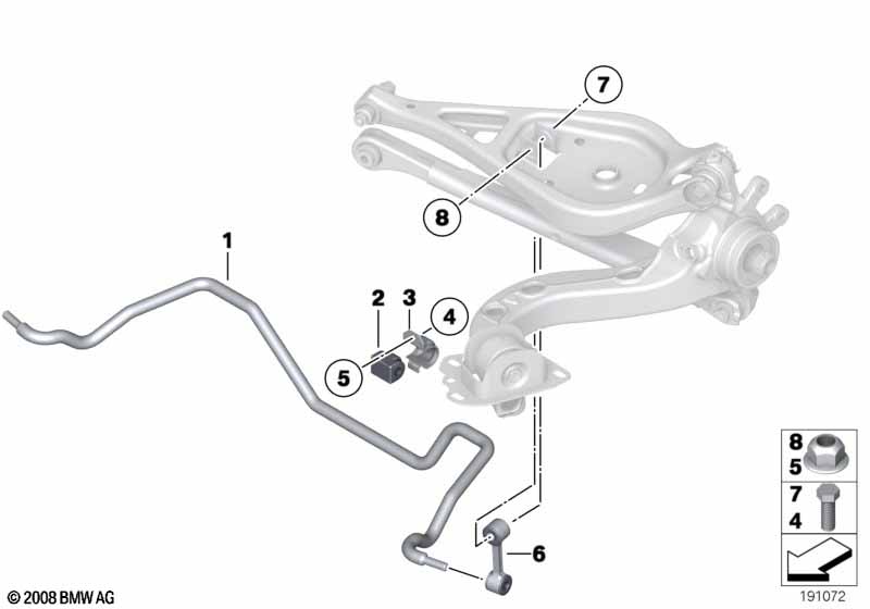 Stabilisator achter