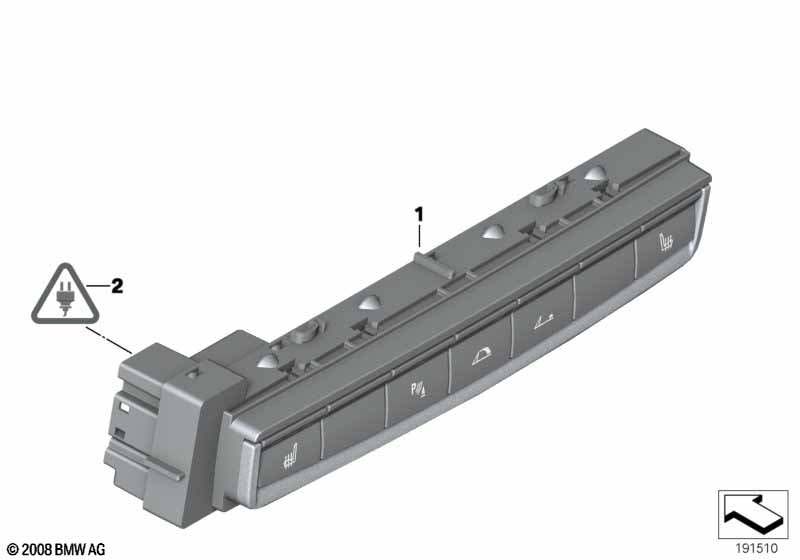 Schakelaareenheid middenconsole