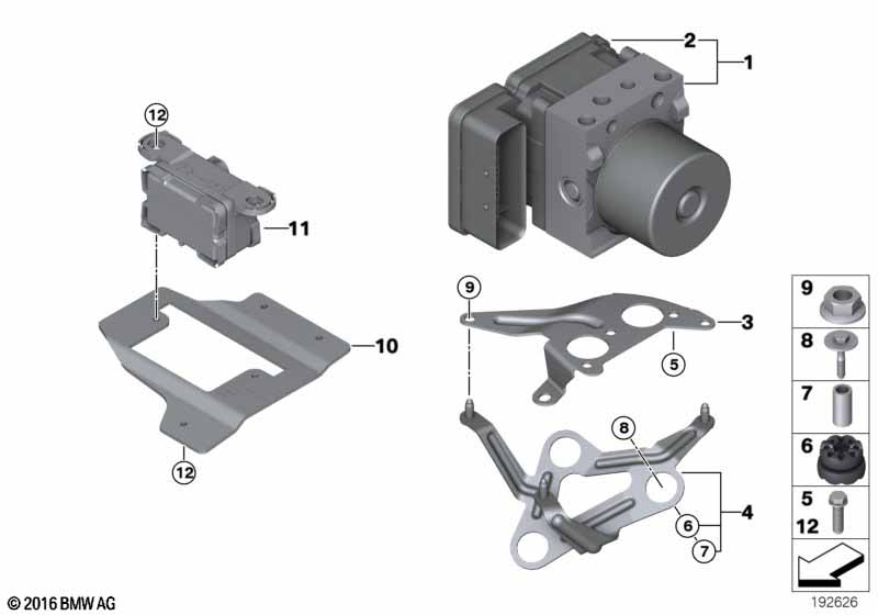 Hydroaggreg.DXC/bevestiging/sensor