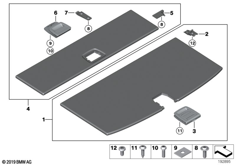 Bekleding bagageruimtebodem