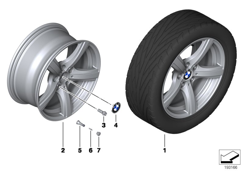 BMW LM velg sterspaak 290