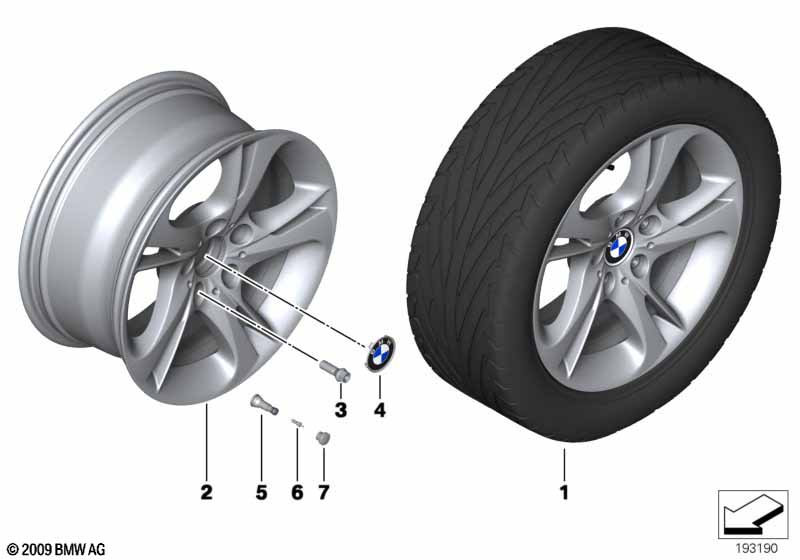 BMW LM velg turbine-styling 292