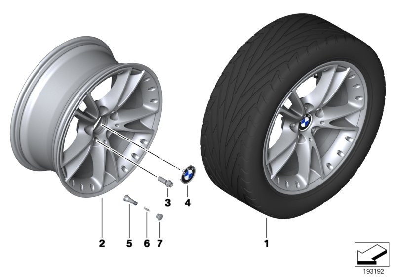 BMW LM velg V-spaak 294