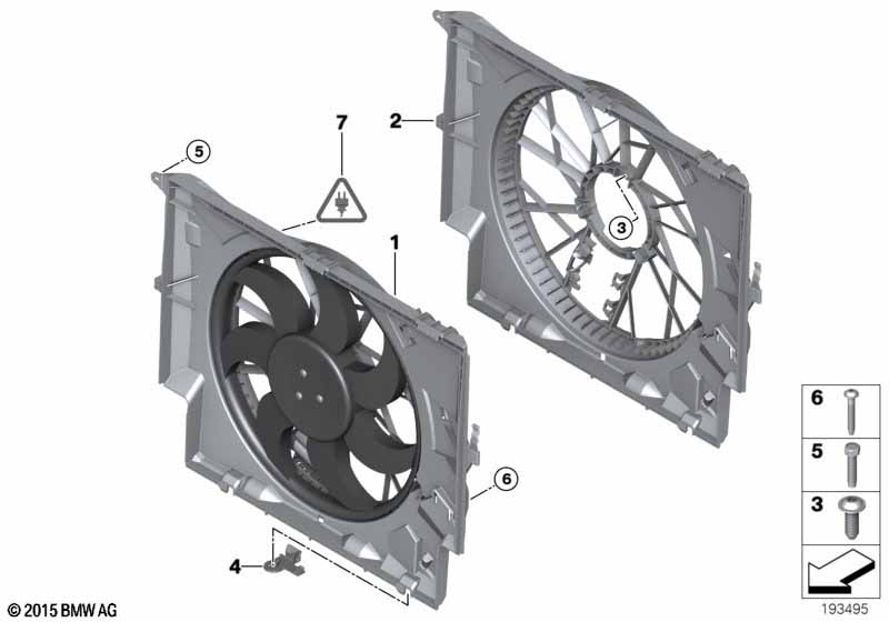 Ventilatoromlijsting, aanbouwdelen