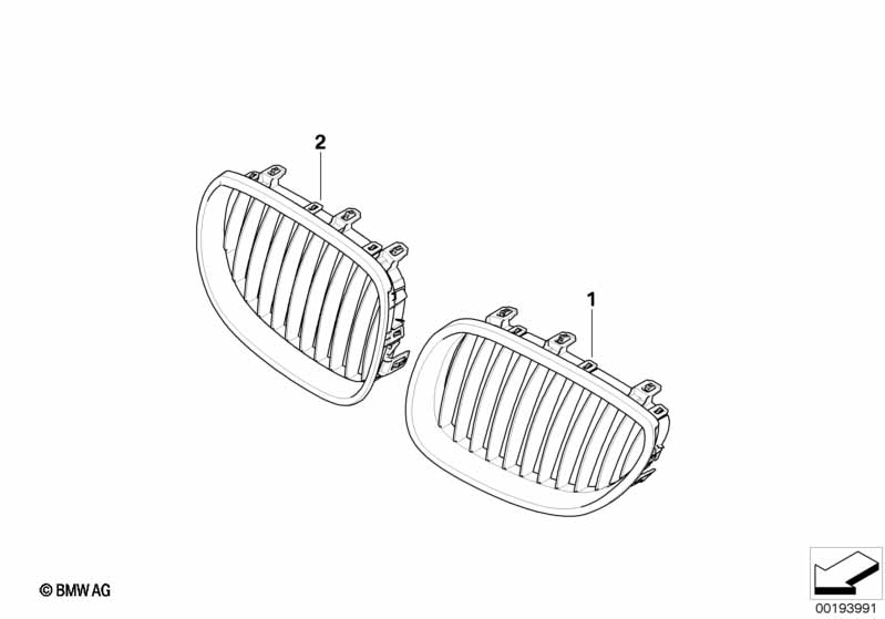 Inbouw siergrille