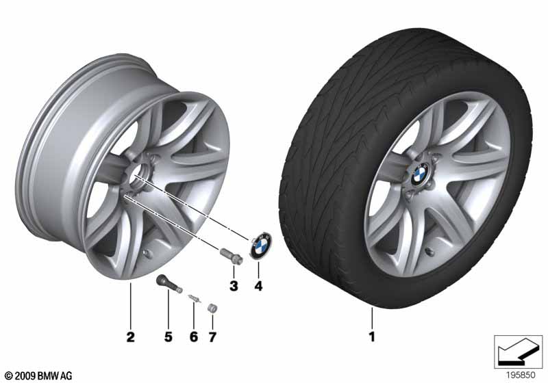 BMW LM velg sterspaak 272 - 19''