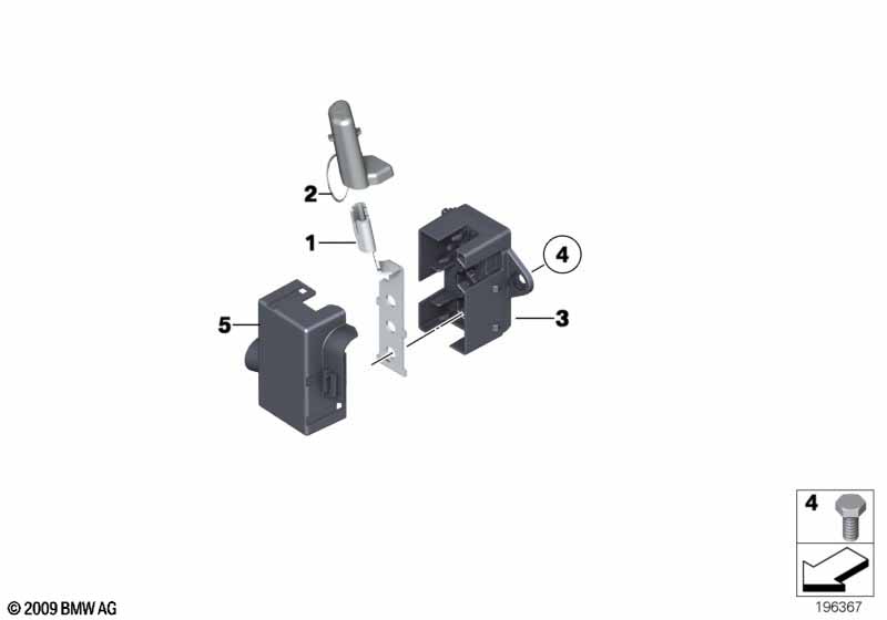 Aftakpunt B+ motorruimte