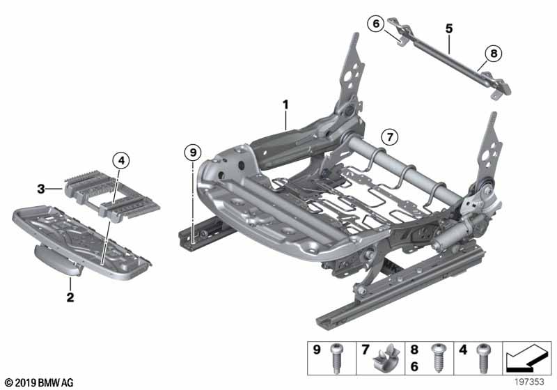 Stoel voor stoelframe