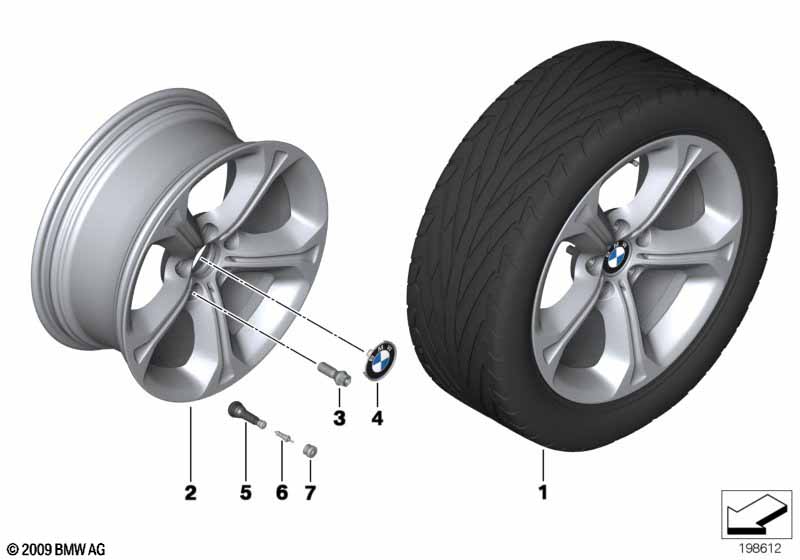 BMW LM velg sterspaak 320