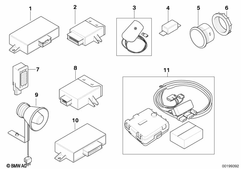 Intercom-systeem/Ruitenverwarming