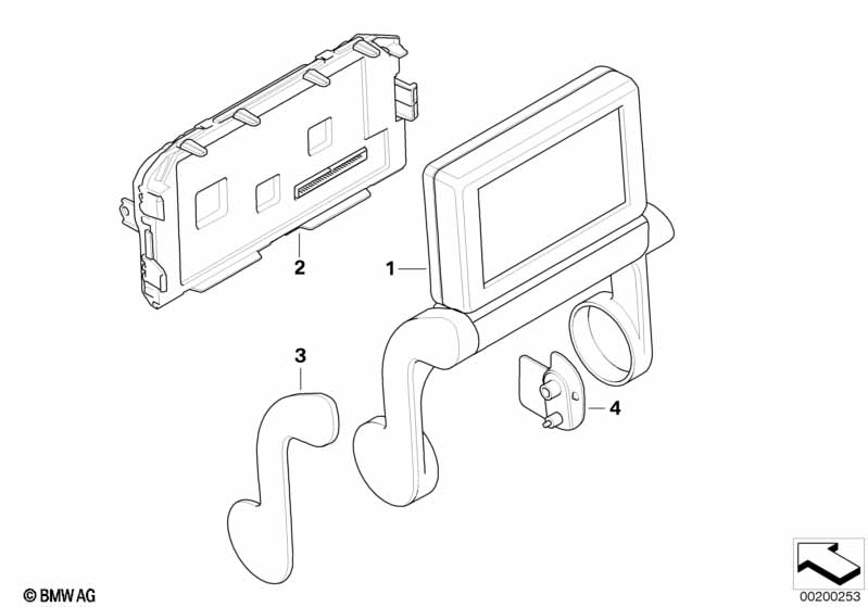 Monitor achterin