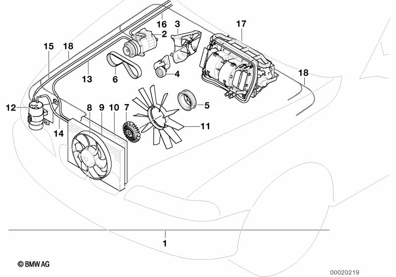 Inzetstel automatische airconditioning