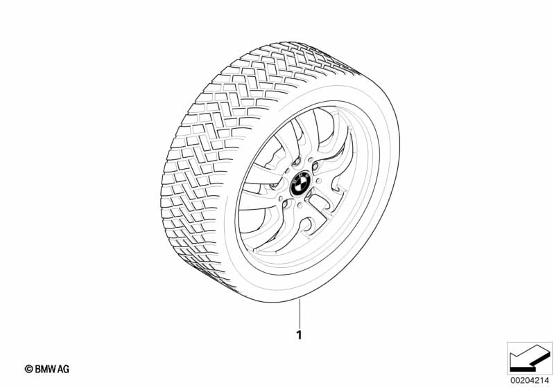 Compl.winterwiel dubbele spaak 154 -16"