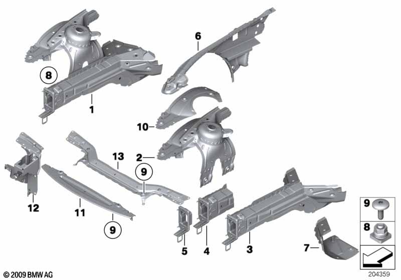 Wielkast/motordraagbalk