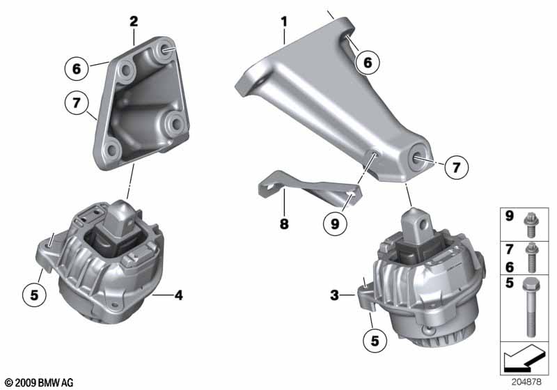 Motorophanging