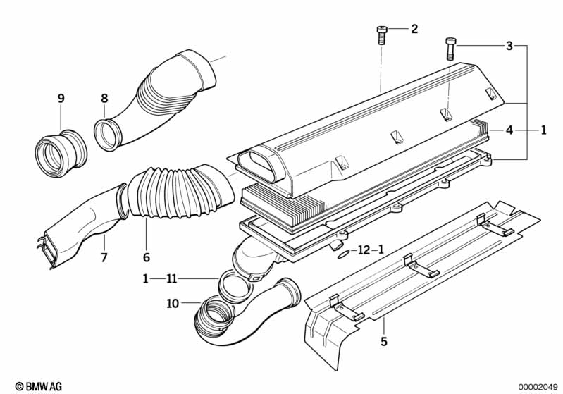 Aanzuiggeluidsdemper / Filterelement