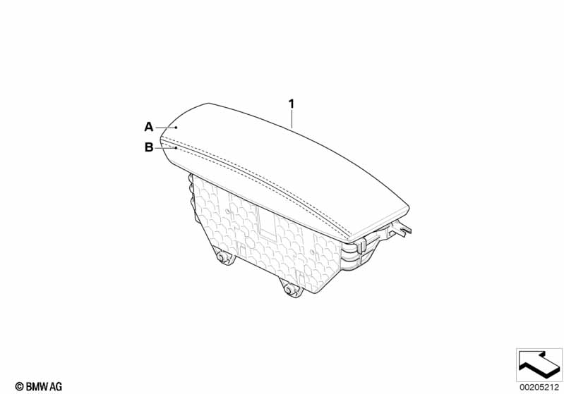 Individual-armleuning middenconsole