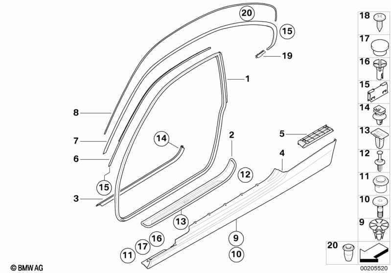 Randbescherming / afdekplaat dorpel