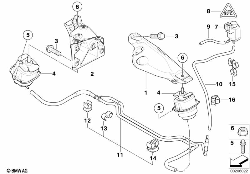 Motorophanging