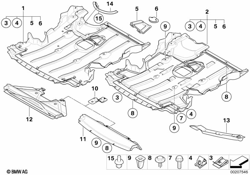 Avskerming motorruimte