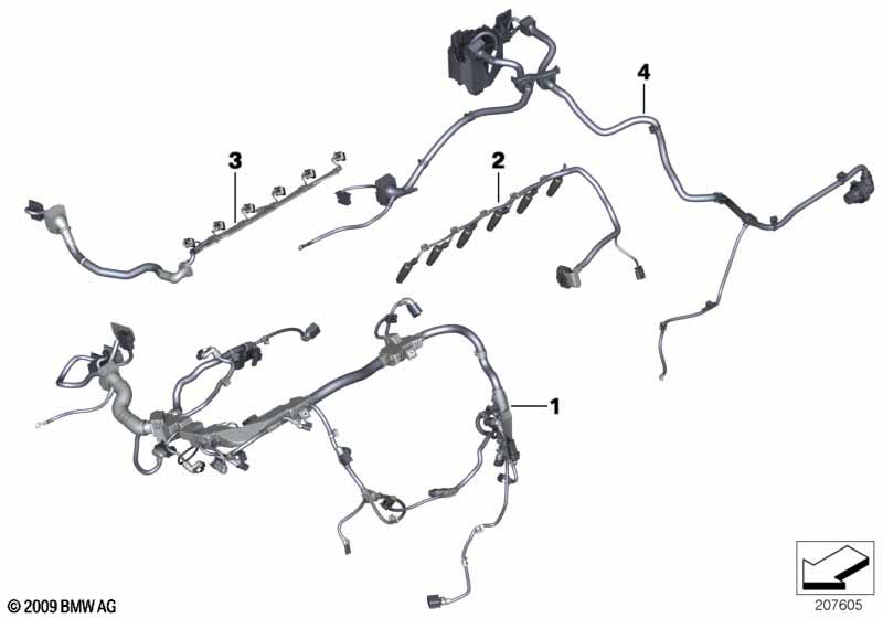 Kabelboom motor