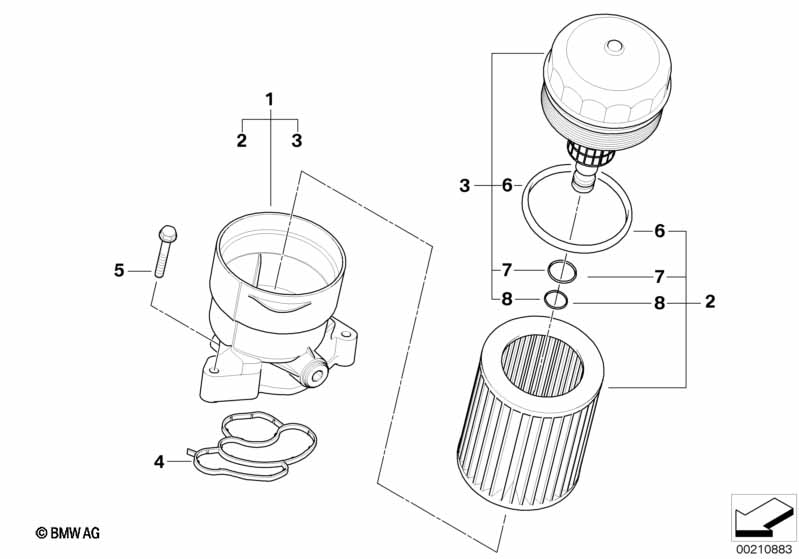 Olievoorziening-Oliefilter