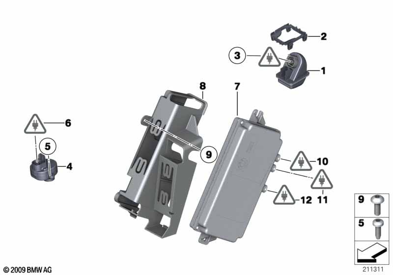 Achteruitrijcamera met top view