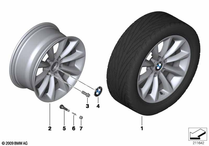 BMW LM velg sterspaak 340