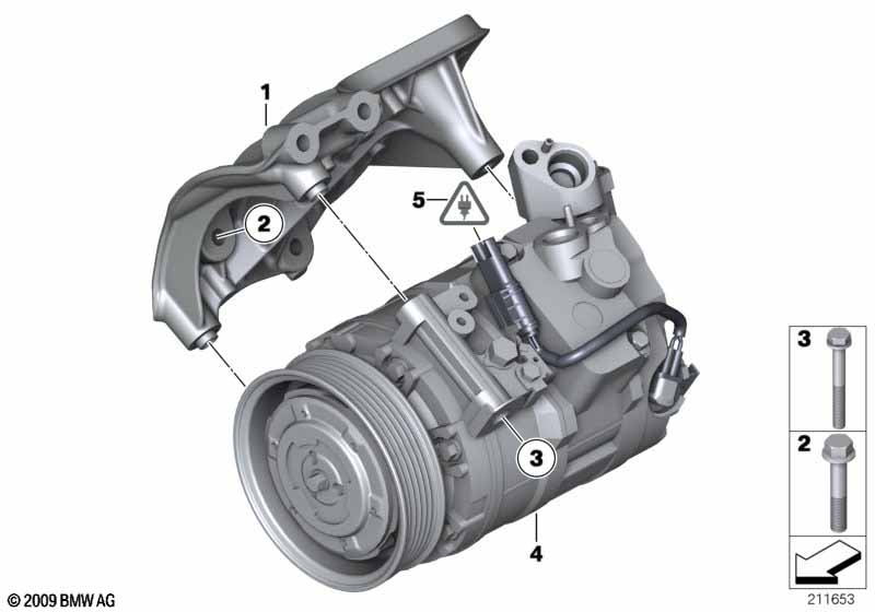 Airco-compressor/aanbouwdelen