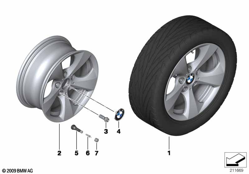 BMW LM-velg Streamline 306 - 16''