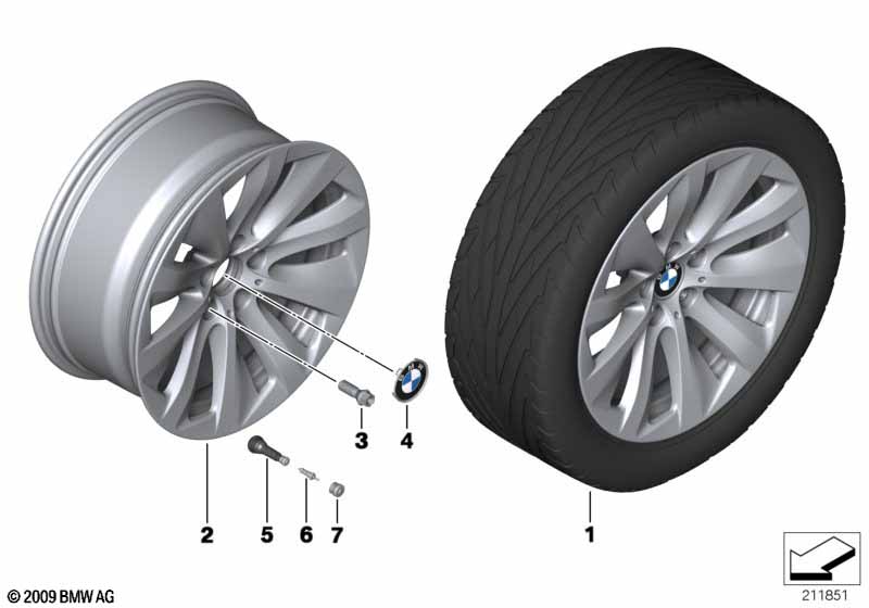 BMW LM velg Streamline 357